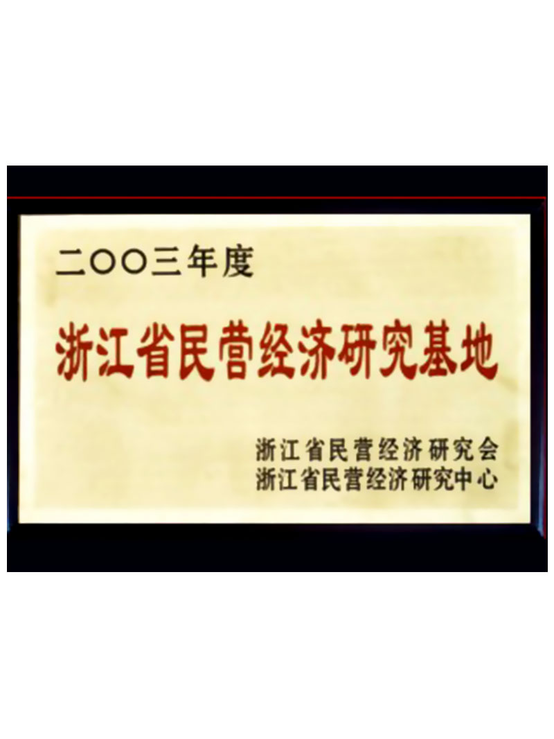 2003年民營(yíng)經(jīng)濟(jì)研究基地